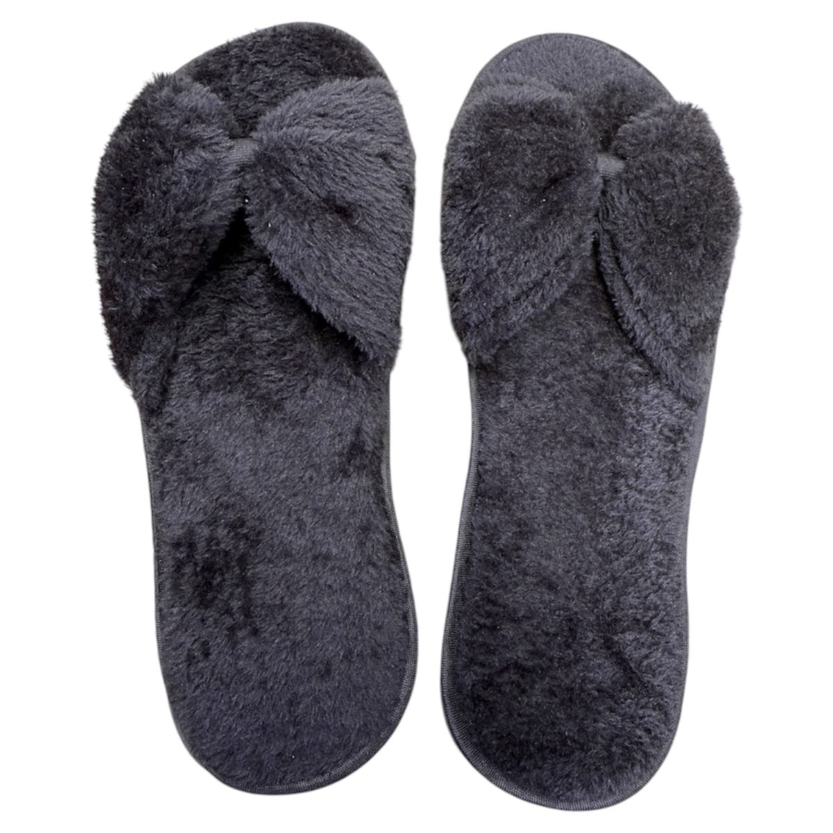 PANTUNFLA PELUCHE MOÑO NEGRO SIN PERSONALIZAR