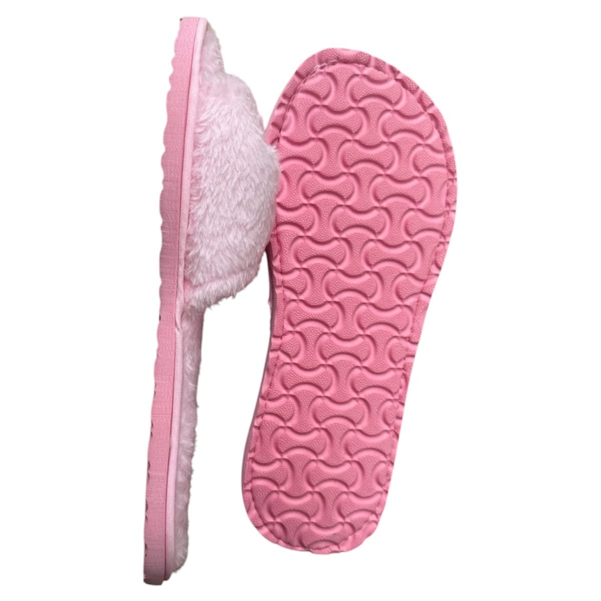 PANTUNFLA PELUCHE MOÑO ROSA SIN PERSONALIZAR