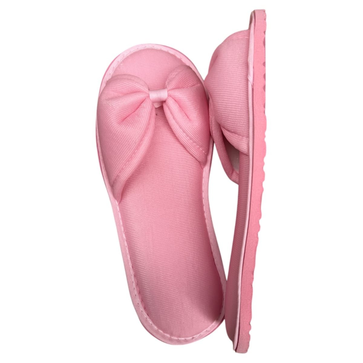 PANTUNFLA SATIN MOÑO ROSA SIN PERSONALIZAR